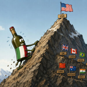 Resta negativo l&rsquo;export del vino italiano extra Ue, ma procede il lento recupero sui mercati
