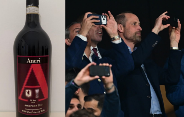 AMARONE DELLA VALPOLICELLA, ANERI, ASTON VILLA, CALCIO, EUROPA LEAGUE, PRINCIPE WILLIAM, REALI INGLESI, SPORT, Mondo