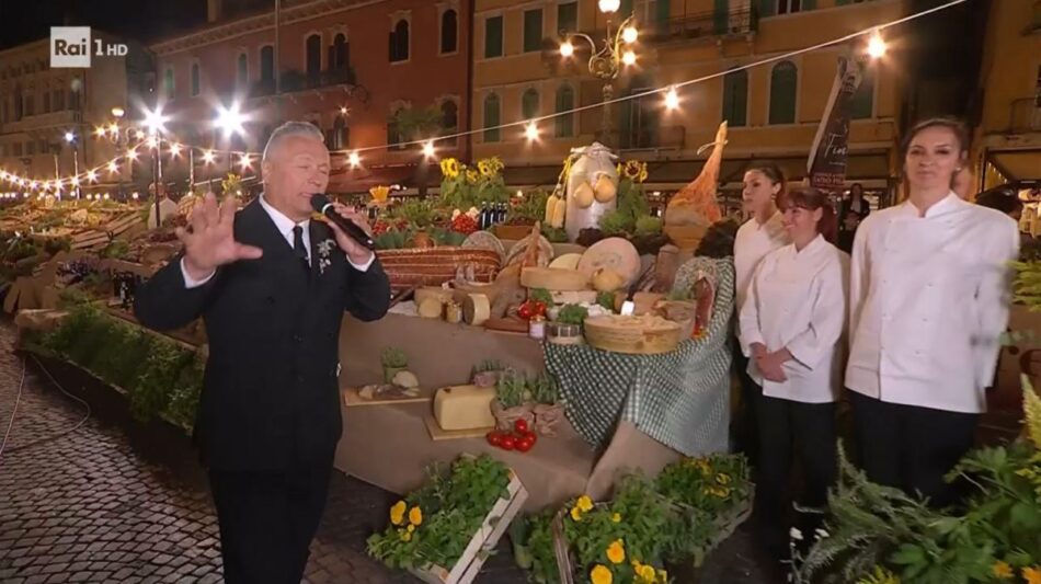 Le immagini della serata in diretta su Rai1
