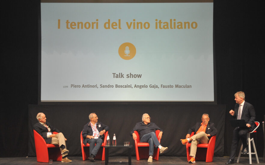 Pieto Antinori, Angelo Gaja, Sandro Boscaini, Fausto Maculan