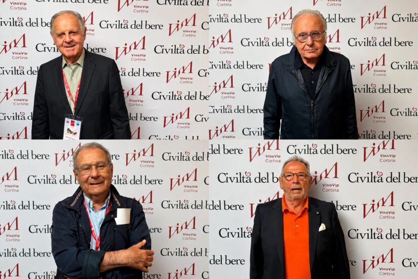 Pieto Antinori, Angelo Gaja, Sandro Boscaini, Fausto Maculan