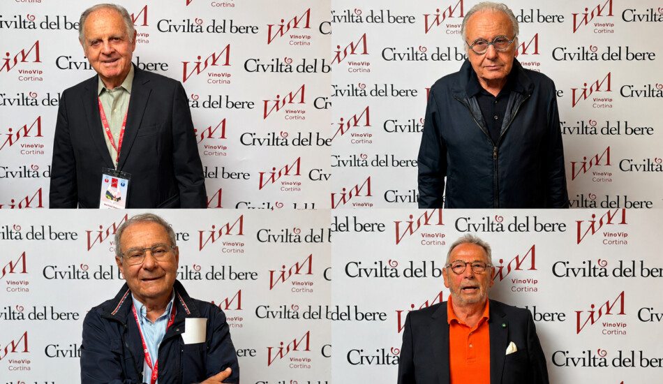 Pieto Antinori, Angelo Gaja, Sandro Boscaini, Fausto Maculan