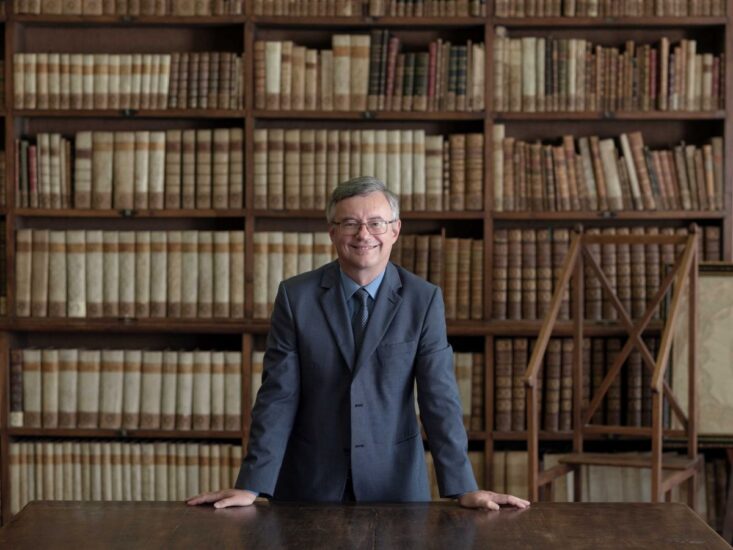 Lo storico Alessandro Barbero 