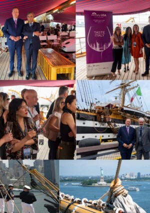 Vinitaly.Usa 2026 fa rotta su New York a bordo dell&rsquo;Amerigo Vespucci