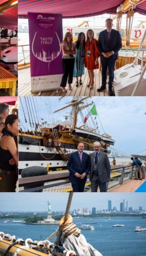 Vinitaly.Usa 2026 fa rotta su New York a bordo dell&rsquo;Amerigo Vespucci
