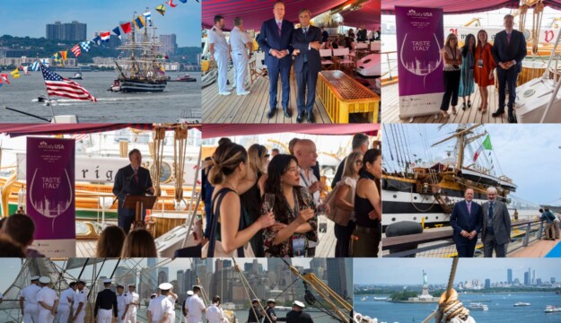 Vinitaly.Usa 2026 fa rotta su New York a bordo dell&rsquo;Amerigo Vespucci