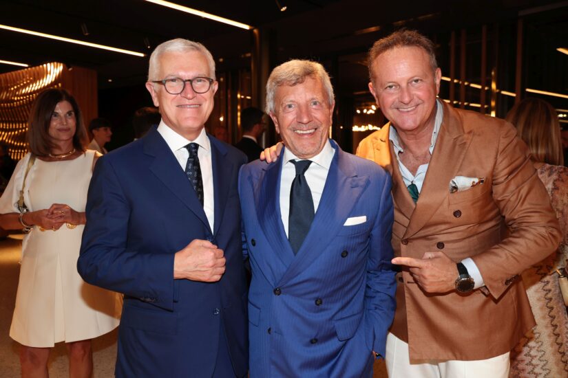 Maurizio Belpietro, direttore “La Verità”, Ezio Simonelli e Francesco Cerea (credit: Canio Romaniello Fotografo) 