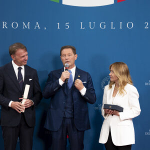 &ldquo;&Egrave; il coronamento di anni di dedizione, condiviso con la mia famiglia ed i miei collaboratori&rdquo;