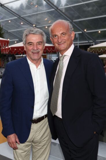 Renzo Cotarella, ad Marchesi Antinori, e Lamberto Frescobaldi, presidente Marchesi Frescobaldi e Uiv-Unione Italiana Vini (credit: Canio Romaniello Fotografo)