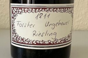 In asta il pi&ugrave; antico Riesling mai offerto in Europa: il Forster Ungeheuer 1811 di Bassermann-Jordan