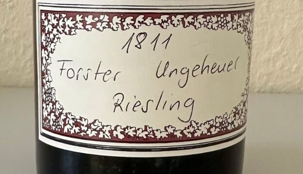 In asta il pi&ugrave; antico Riesling mai offerto in Europa: il Forster Ungeheuer 1811 di Bassermann-Jordan