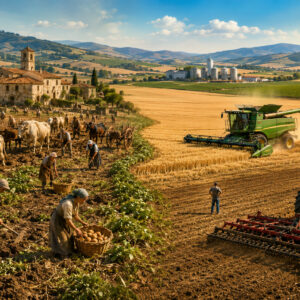 Meno aziende, ettari e lavoratori: oltre un secolo di rivoluzione dell&rsquo;agricoltura italiana