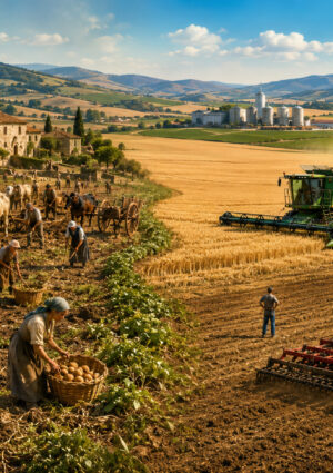Meno aziende, ettari e lavoratori: oltre un secolo di rivoluzione dell&rsquo;agricoltura italiana