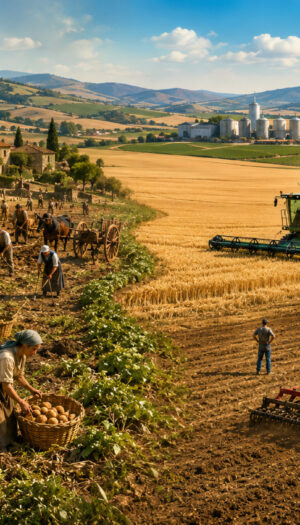 Meno aziende, ettari e lavoratori: oltre un secolo di rivoluzione dell&rsquo;agricoltura italiana