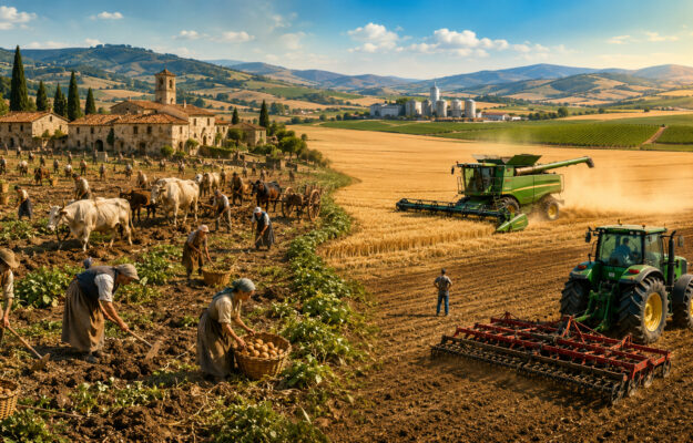 AGRICOLTORI, AGRICOLTURA, AZIENDE AGRICOLE, ISTAT, STORIA ITALIANA, SUPERFICIE AGRICOLA, Non Solo Vino