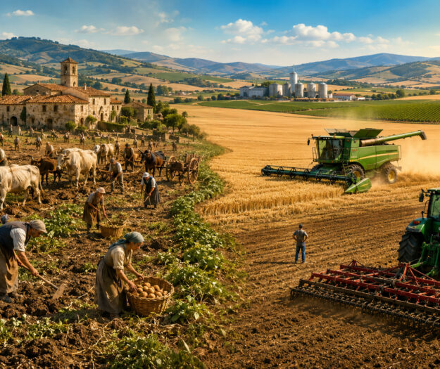 Meno aziende, ettari e lavoratori: oltre un secolo di rivoluzione dell&rsquo;agricoltura italiana