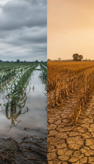 Clima e agricoltura: Italia divisa a met&agrave;, tra campi allagati e raccolti bruciati &ldquo;dalla sete&rdquo;