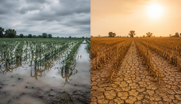 Clima e agricoltura: Italia divisa a met&agrave;, tra campi allagati e raccolti bruciati &ldquo;dalla sete&rdquo;