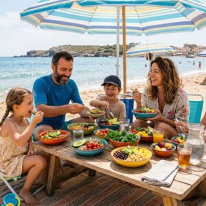 La &ldquo;schiscetta&rdquo; in spiaggia &egrave; plant-based: +20% di cibi leggeri e freschi nell&rsquo;estate 2026
