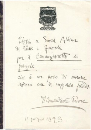Albina Lucarelli Becevello, detta &ldquo;Suor Intingola&rdquo;, la cuoca che conosceva i desideri di D&rsquo;Annunzio