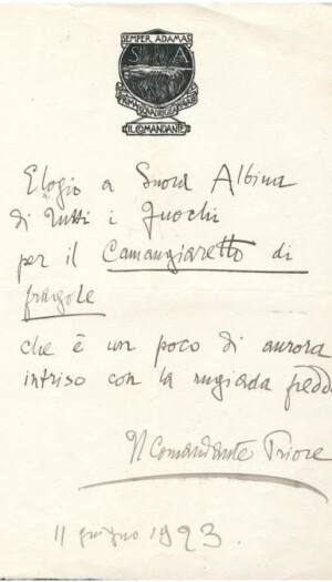 Albina Lucarelli Becevello, detta &ldquo;Suor Intingola&rdquo;, la cuoca che conosceva i desideri di D&rsquo;Annunzio