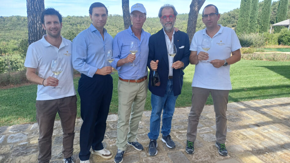 Alessio Sostegni, Theo Westerman, Marcel van Poecke, Alessandro Regoli e  Pier Giuseppe D’Alessandro a Poggio Antico