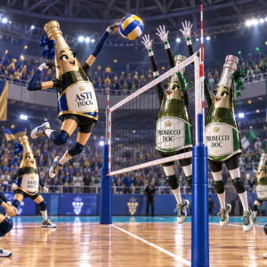 Bollicine &ldquo;a muro&rdquo;: se i consorzi della spumantistica italiana puntano anche sul volley femminile