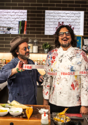 La Street Art di Mr. Brainwash incontra la cucina di Alessandro Borghese: un&rsquo;&ldquo;Anarchia Pop&rdquo;