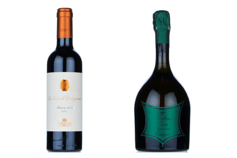 Il Vinsanto di Capezzana e il Franciacorta di Debrusco Cives 