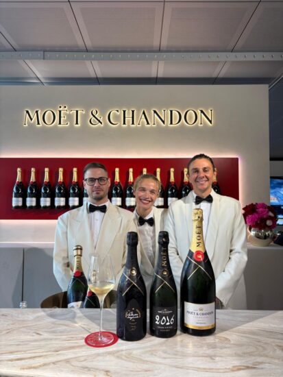 Lo Champagne Moët & Chandon (photo by WineNews)