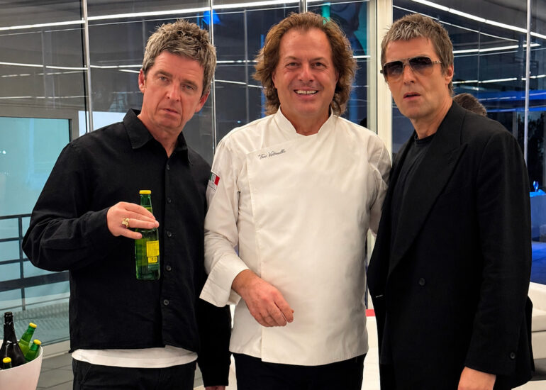 Gli Oasis con lo chef Tino Vettorello alla Terrazza Triennale 