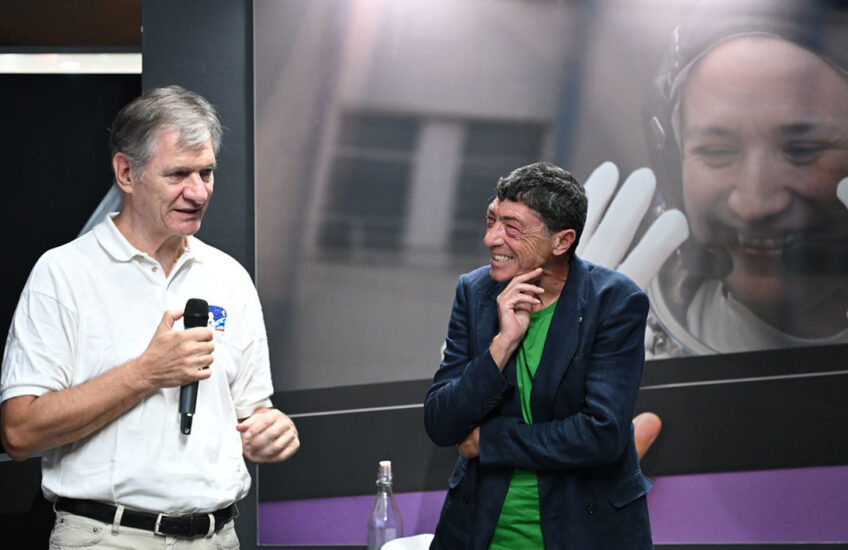 Paolo Nespoli e Nicola Fiasconaro