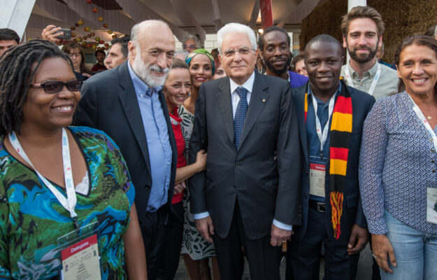 CARLO PETRINI, PRESIDENTE DELLA REPUBBLICA, SERGIO MATTARELLA, SLOW FOOD, TERRA MADRE SALONE DEL GUSTO, TORINO, Non Solo Vino