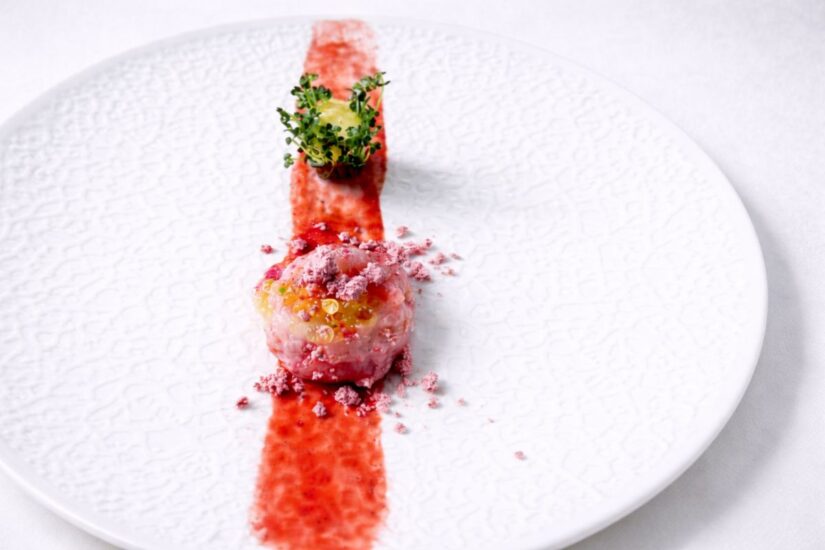 “Red Carpet”, il piatto-simbolo creato da Vettorello per la Mostra del Cinema con il Prosecco Docg