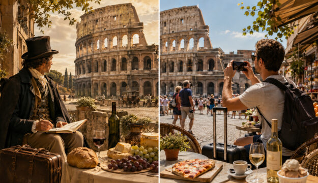 Dal Grand Tour a Booking, la storia del turismo nel Belpaese. Enogastronomia in primo piano