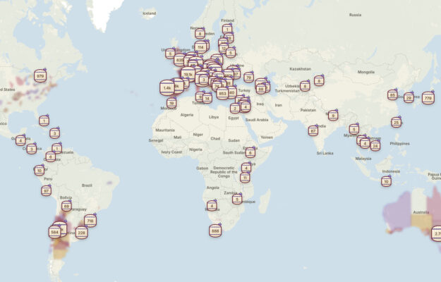 BANCA DATI, GEOLOCALIZZAZIONE, MAPPA, ONLINE, WORLDWINERYMAP, Italia
