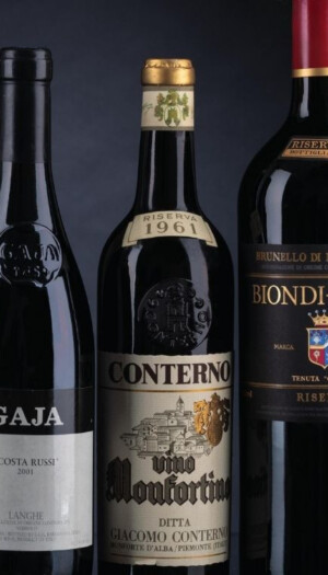 Da Roman&eacute;e-Conti ad Henri Jayer, da Biondi-Santi a Giacomo Conterno, in asta con Wannenes