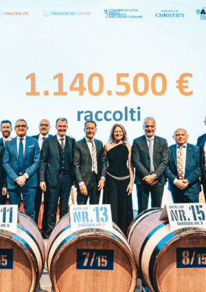 &ldquo;Barolo en primeur&rdquo; n. 6, incasso record con 1,14 milioni di euro, aspettando la barrique n. 15