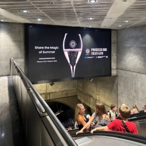 Il Prosecco Doc nella metropolitana di Londra: &egrave; la campagna promozionale del Consorzio in Uk