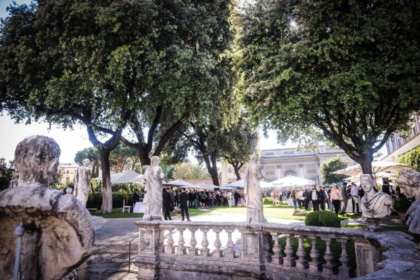 Il Casino dell’Aurora Pallavicini a Roma, sfondo di “Vino e arte che passione”