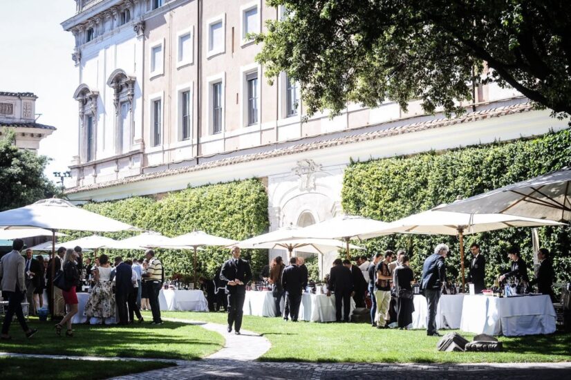 Il Casino dell’Aurora Pallavicini a Roma, sfondo di “Vino e arte che passione”