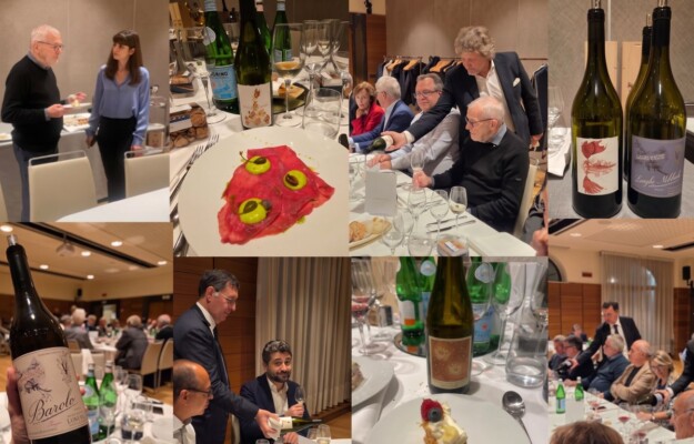 Nobel dinner for physicist Francis Halzen with Piedmont cuisine and great wines