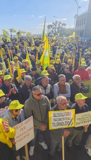 L&rsquo;agricoltura italiana in difficolt&agrave;: in Puglia, a Bari, 5.000 agricoltori Coldiretti in protesta