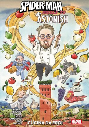 Se il mondo dei supereroi incontra l&rsquo;alta cucina: lo chef Cristiano Tomei diventa fumetto
