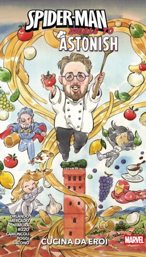 Se il mondo dei supereroi incontra l&rsquo;alta cucina: lo chef Cristiano Tomei diventa fumetto