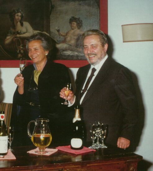 Maria Grazia Marchetti Lungarotti e Gianni Brera 