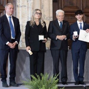 Il vino al Quirinale con Marina Cvetic, guida di Masciarelli, e Cavaliere del Lavoro