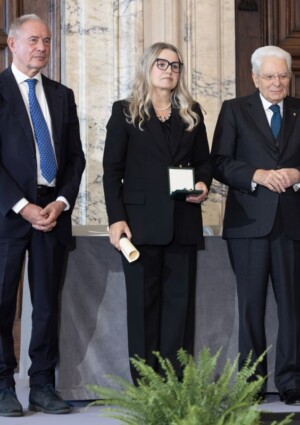 Il vino al Quirinale con Marina Cvetic, guida di Masciarelli, e Cavaliere del Lavoro