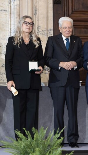Il vino al Quirinale con Marina Cvetic, guida di Masciarelli, e Cavaliere del Lavoro