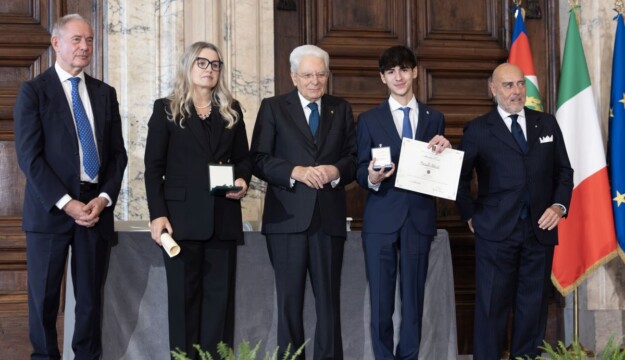 Il vino al Quirinale con Marina Cvetic, guida di Masciarelli, e Cavaliere del Lavoro